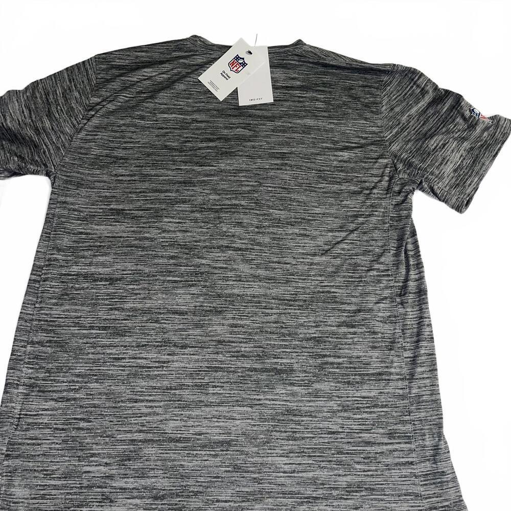 New Nike New England Patriots Throwback 1960s Heathered NFL T-Shirt Men’s Medium - Picture 2 of 9